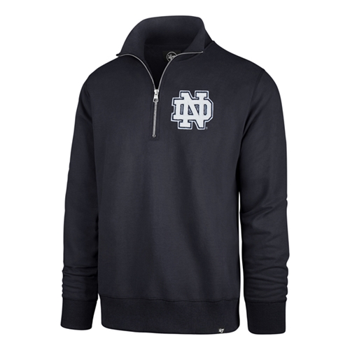 Notre Dame Fighting Irish NCAA Fall Navy Embroidered Men's Stateside 1/4 Zip Fleece *SALE* - Lot of 