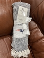 New England Patriots NFL 50" x 60" Farmhouse Throw Blanket *NEW* - 6ct Case