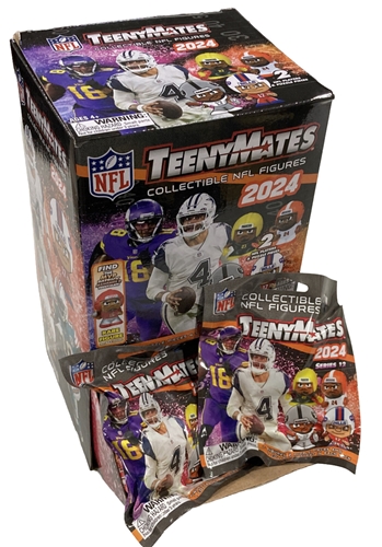 2024 NFL Teenymates Series 12 Gravity Feed Display 32 Pack Box *NEW*