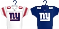 New York Giants NFL Home & Away Jersey Ornament 2 Pack Set - 6 Count Case