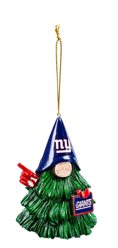 New York Giants NFL Gnome Tree Character Ornament - 6ct Case *NEW*