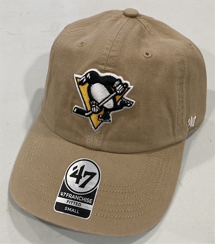 Pittsburgh Penguins NHL Khaki Franchise Fitted Hat *NEW* 