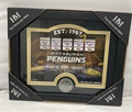 Pittsburgh Penguins NHL 11" x 9" Framed & Matted Stadium Photo Mint w/ Coin