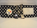 Pittsburgh Steelers NFL Nylon Polka Dot Coin Purse Key Ring