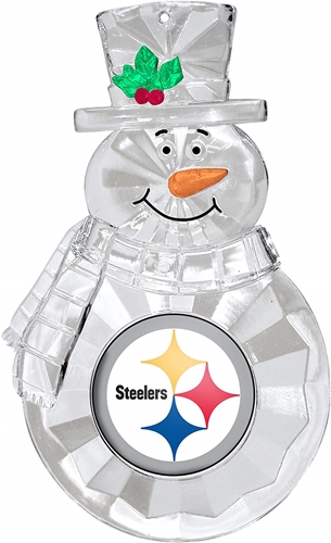 Pittsburgh STEELERS NFL Traditional Snowman Ornament - 6 Count Case *SALE*
