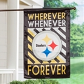Pittsburgh Steelers NFL 28"x 44" 2-Sided Banner Flag *SALE*