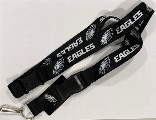 Philadelphia Eagles NFL Black Lanyard *NEW*
