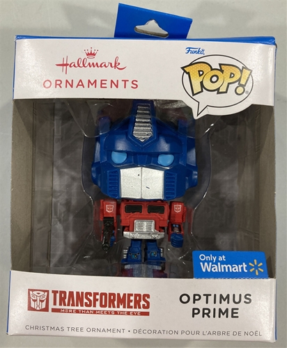 Funko POP Hallmark Transformers Optimus Prime Ornament Walmart Exclusive *NEW*