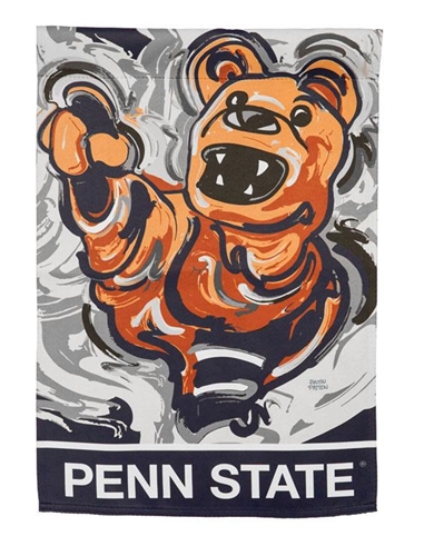 Penn State Nittany Lions Justin Patten NCAA 29''x 43'' 2-Sided Banner FLAG *NEW*