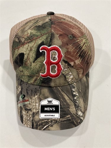 Boston RED SOX MLB Mossy Oak Bawl MVP Mesh Adjustable Snapback Hat *NEW*