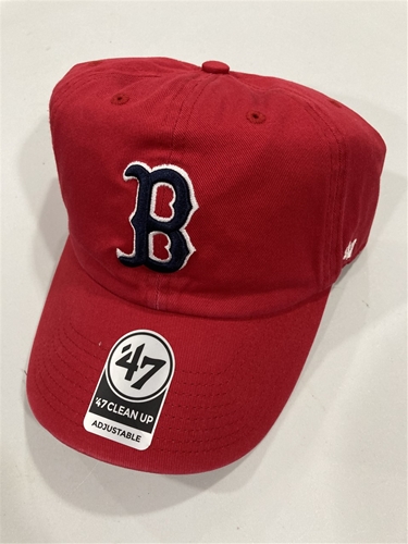 Boston RED SOX MLB RED Clean Up Adjustable Hat *NEW*