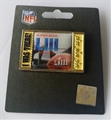 Super Bowl LIII Logo NFL "I was there!" Ticket Collector Pin