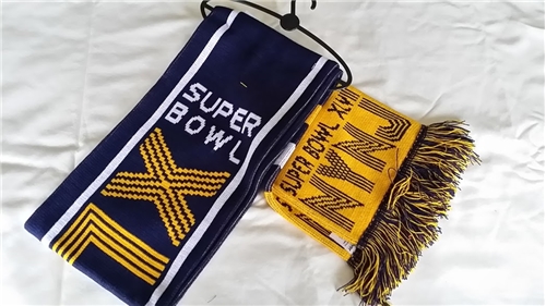 Super Bowl XLVIII (48) NFL 60'' Wordmark Knit SCARF *$1 CLOSEOUT*