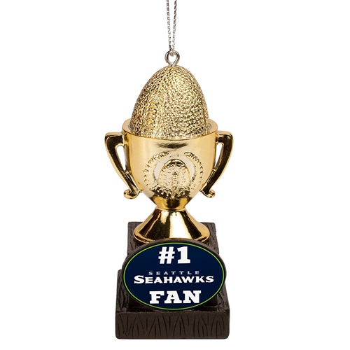 Seattle Seahawks NFL #1 FAN Trophy Ornament *SALE*