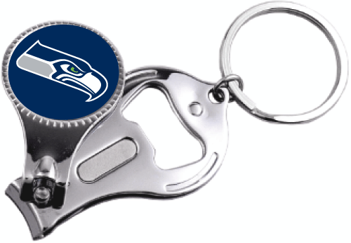 Seattle Seahawks NFL 3 in 1 Metal Key Chain *SALE* - 12ct Case