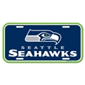 Seattle Seahawks NFL Souvenir Blue Plastic License Plate *SALE*