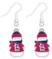 St. Louis Cardinals Snowman MLB Silver Dangle Earrings *SALE*