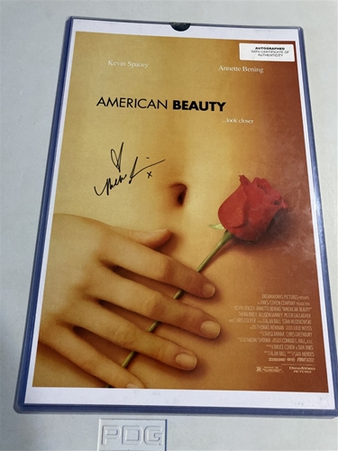 Mena Suvari Signed American Beauty 11''x17'' Film POSTER w/ COA *NEW*