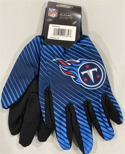 Tennessee Titans NFL Full Color 2 Tone Sport Utility Gloves - 6ct Lot
