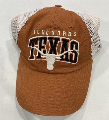 Texas Longhorns NCAA Burnt Orange Mass Bridge Clean Up Mesh Snapback Hat *NEW*