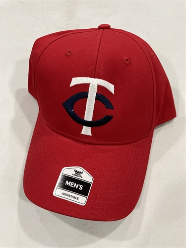 Minnesota Twins MLB RED Mass Basic MVP Adjustable HAT *NEW*