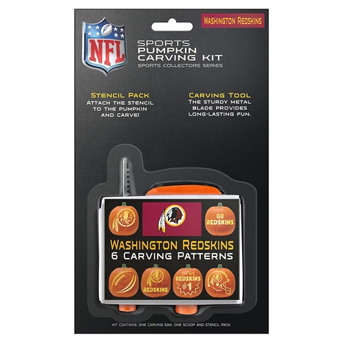 Washington Redskins NFL Team Logo Pumpkin Carving Kit - 12ct Case