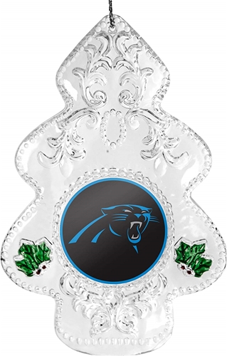 Carolina Panthers NFL Traditional Christmas Tree Ornament - 6ct Case