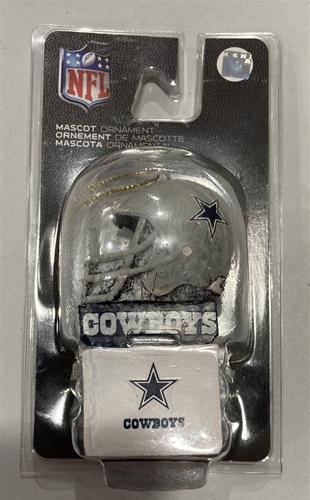 Dallas Cowboys NFL Mascot Ornament - 6ct Case