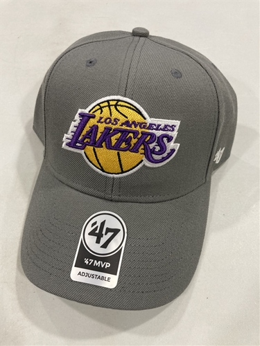 Los Angeles Lakers NBA Dark Gray MVP Adjustable Hat