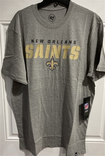 New Orleans Saints NFL Slate Grey Traction Super Rival Men's Tee *SALE* - Lot of 3
