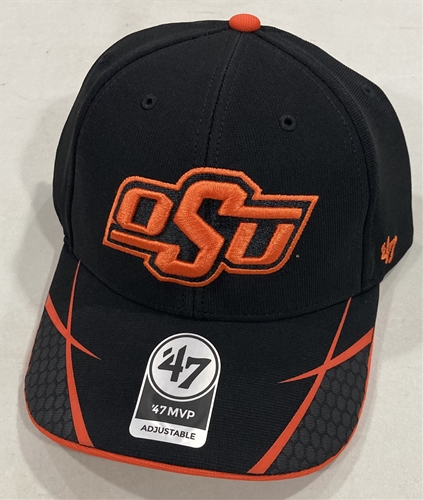 Oklahoma State Cowboys NCAA Black Sensei MVP Adjustable Hat *NEW*