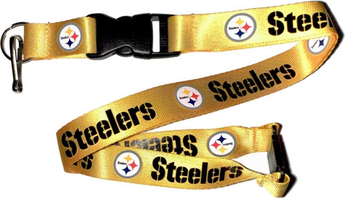 Pittsburgh Steelers NFL Gold Lanyard