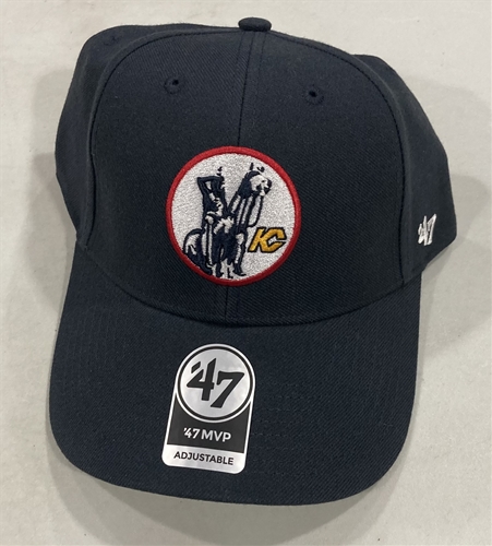 KC Scouts Vintage NHL Navy MVP Adjustable Hat