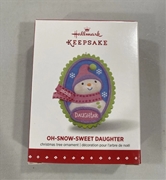2015 Hallmark Oh Snow Sweet Daughter Keepsake Ornament *NEW*