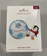 2019 Hallmark Soccer Star Keepsake Ornament *NEW*