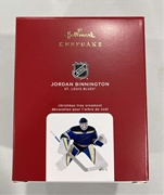 2020 Hallmark Jordan Binnington St. Louis Blues Keepsake Ornament *NEW*
