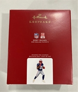 2020 Hallmark Sony Michel New England Patriots Keepsake Ornament *NEW*