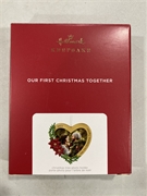 2021 Hallmark Our First Christmas Together Keepsake Photo Holder Ornament *NEW*