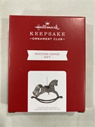 2021 Hallmark Rocking Horse Gift KOC Keepsake Member Exclusive Ornament *SALE*