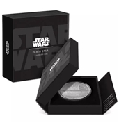 2022 Niue Star Wars Death Star 3 oz .999 Silver Proof Coin *NEW*