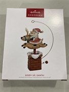 2022 Hallmark Giddy Up, Santa Keepsake Ornament *SALE*