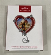 2022 Hallmark Our First Christmas Together Keepsake Photo Holder Ornament *NEW*