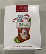2022 Hallmark Pet's Fur-st Christmas Keepsake Photo Holder Ornament *NEW*