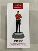 2022 Hallmark Star Trek Mirror, Mirror Collection Lt. Commander Montgomery Scott Storytellers Keepsake Ornament *NEW*