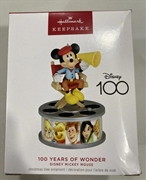 2023 Hallmark 100 Years of Wonder Disney Mickey Mouse Keepsake Ornament *NEW*