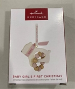 2023 Hallmark Baby Girl's First Christmas Keepsake Ornament *NEW*