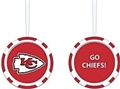 Kansas City Chiefs NFL Game Chip Ornament - 6ct Case *NEW*