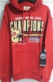 San Francisco 49ers Gridiron Collection NFL Red Crosstown Striker Men's Hoodie *SALE* - Dozen Lot