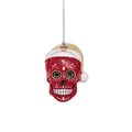 San Francisco 49ers NFL Resin Sugar Skull Ornament