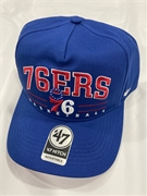 Philadelphia 76ers NBA Royal Roscoe Hitch Snapback Hat *NEW*